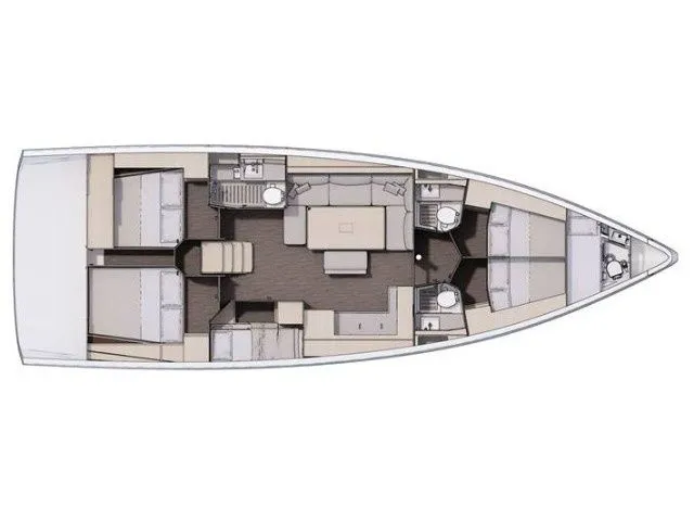 Rent a 14.9m Dufour 470 Sailing Yacht in Castellammare di Stabia