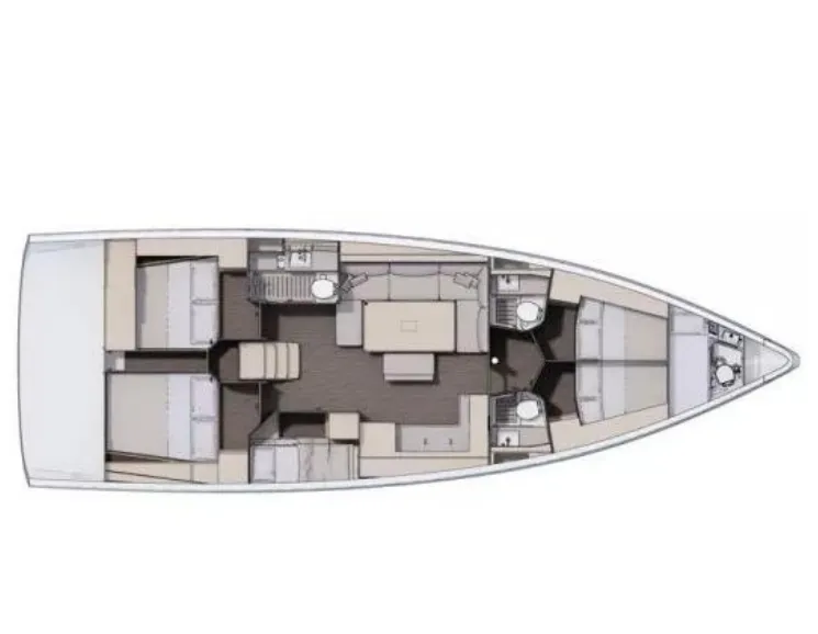 Rent a 14.85m Dufour 470 Sailing Yacht in Denia