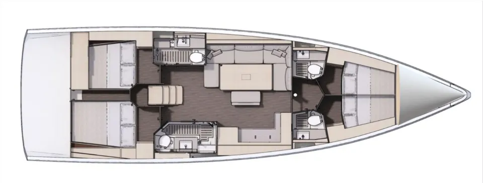 Explore Tribunj on a 14.85m Rental Dufour 470