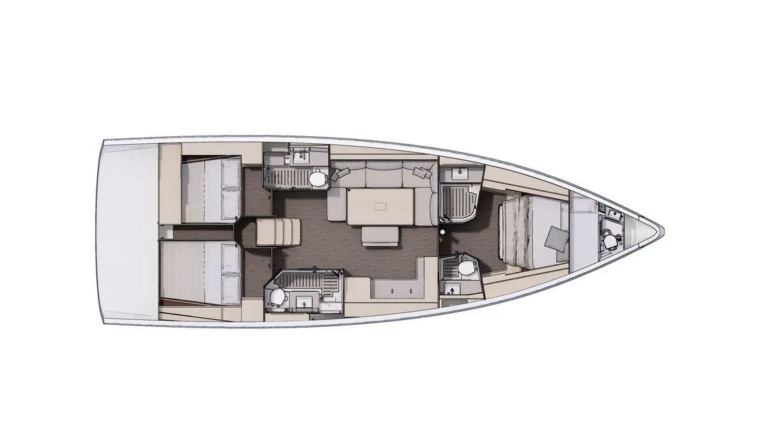 Explore St. Petersburg on a 14.85m 3 Cabin Sailing Yacht Rental