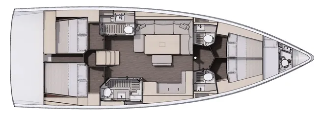 Explore Furnari on a 14.85m 5 Cabin Sailing Yacht Rental