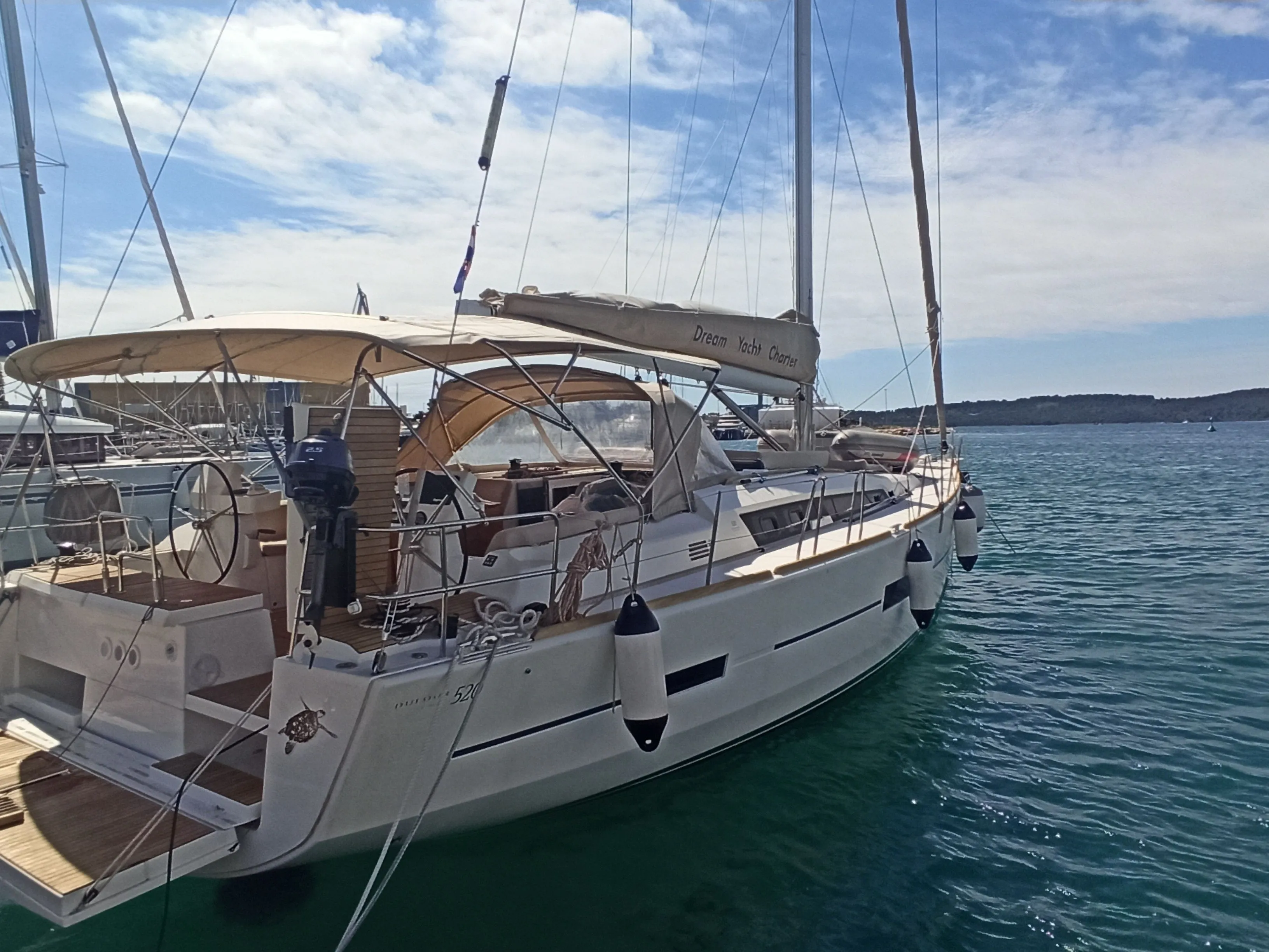 Trogir 15.2m Kiralık Dufour 520 GL Yelkenli Yat