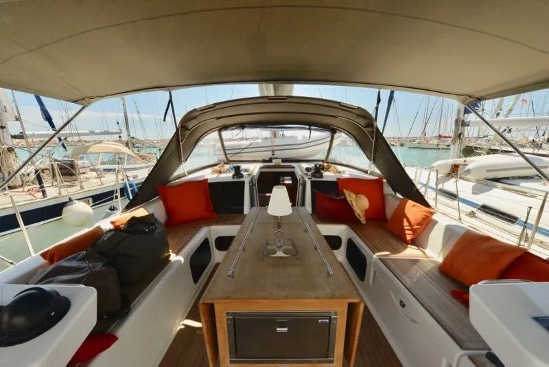 Explore Marina di Cecina on a 15.2m Rental Dufour 520 GL