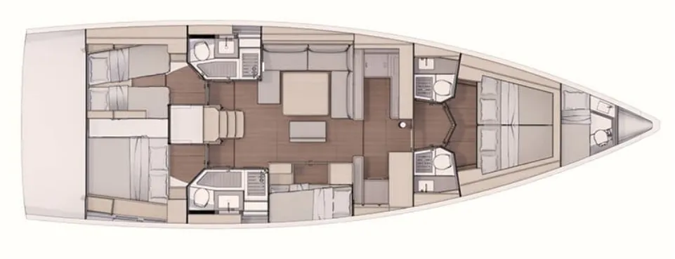 16.35m Athens Sailing Yacht Hire