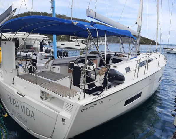 Explore Saint Thomas on a 16.35m 4 Cabin Sailing Yacht Rental