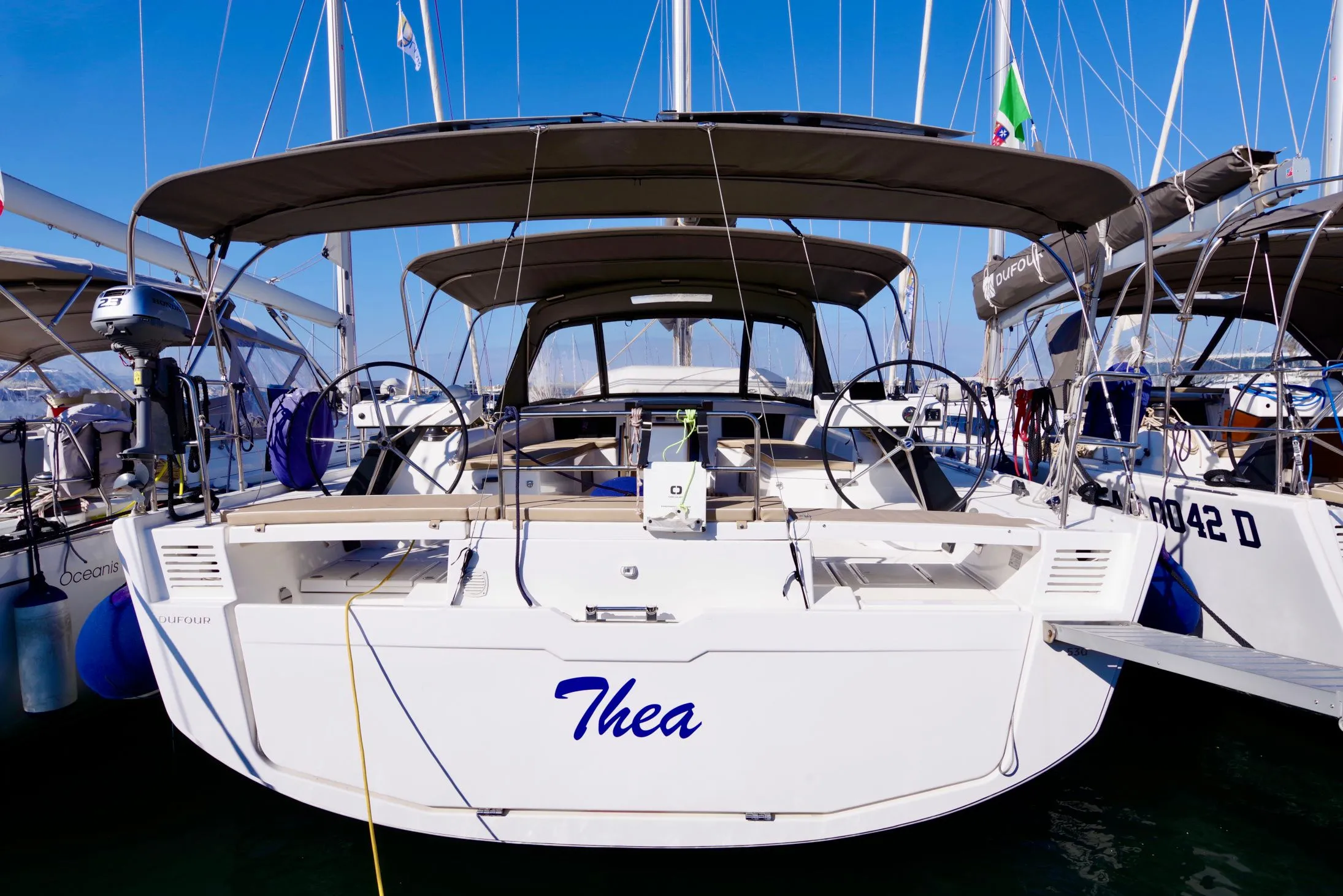 Rent a 16.35m Sailing Yacht Dufour 530 in Castellammare di Stabia