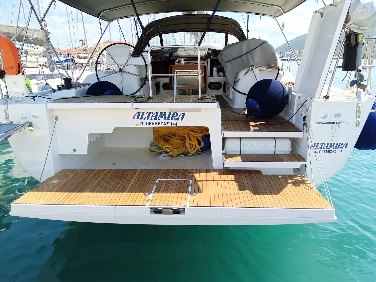 Rent a 17.15m Dufour 560 Sailing Yacht in Lefkada