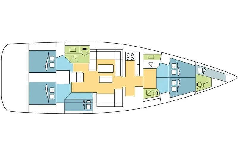 Rent a 17.15m Dufour 560 Sailing Yacht in Lefkada