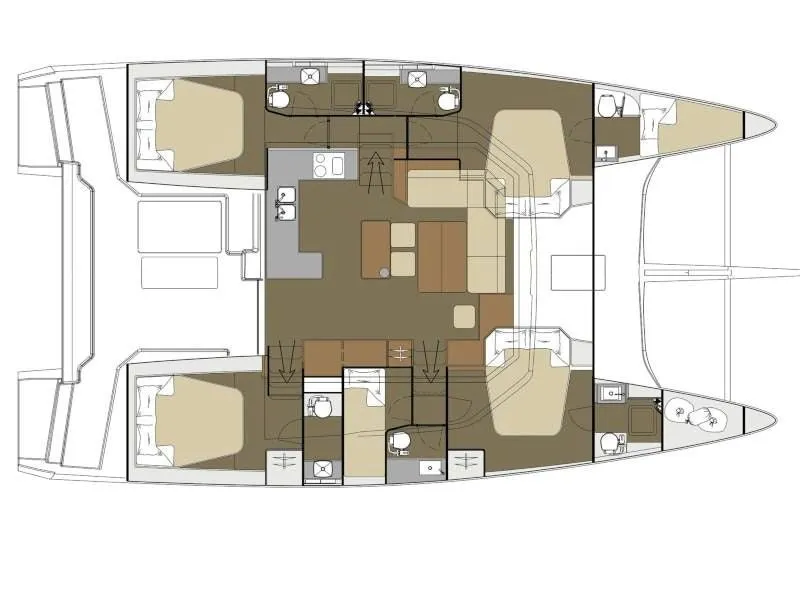 Explore Parikia on a 14.6m Rental Dufour Catamarans 48