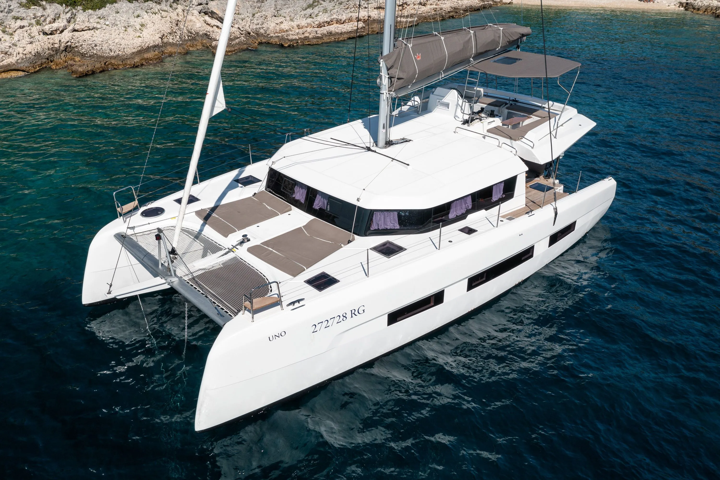 13.42m Lagos 4 Cabin Catamaran Hire