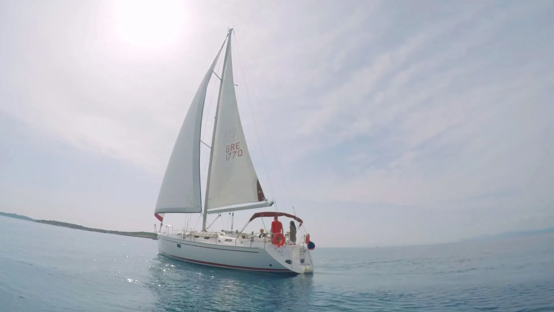 12.82m Parikia 2 Cabin Sailing Yacht Hire
