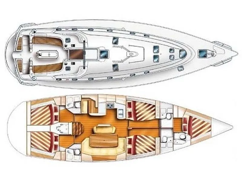15m Ibiza Town Sailing Yacht Dufour Gib Sea 474 Hire