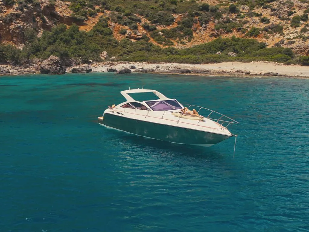 Explore Chania on a 14m Rental Motor Yacht Eco mariner 45