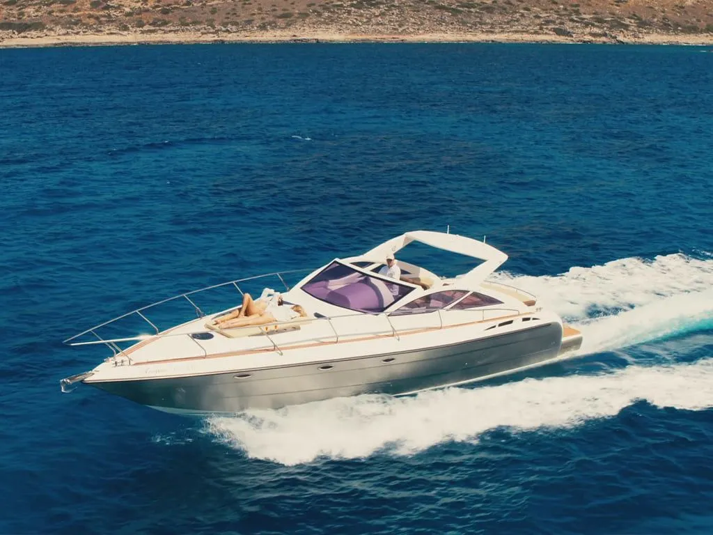 Explore Chania on a 14m Rental Motor Yacht Eco mariner 45