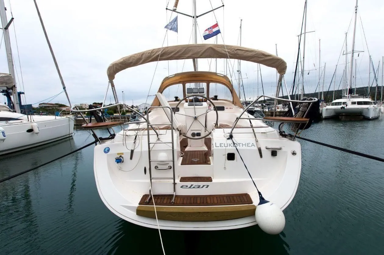 Explore Balatonfured on a 11.55m Rental Sailing Yacht Elan 384 Impression