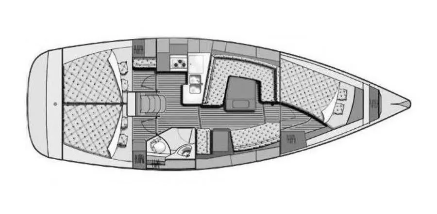 Explore Izola on a 11.9m Rental Sailing Yacht Elan 394