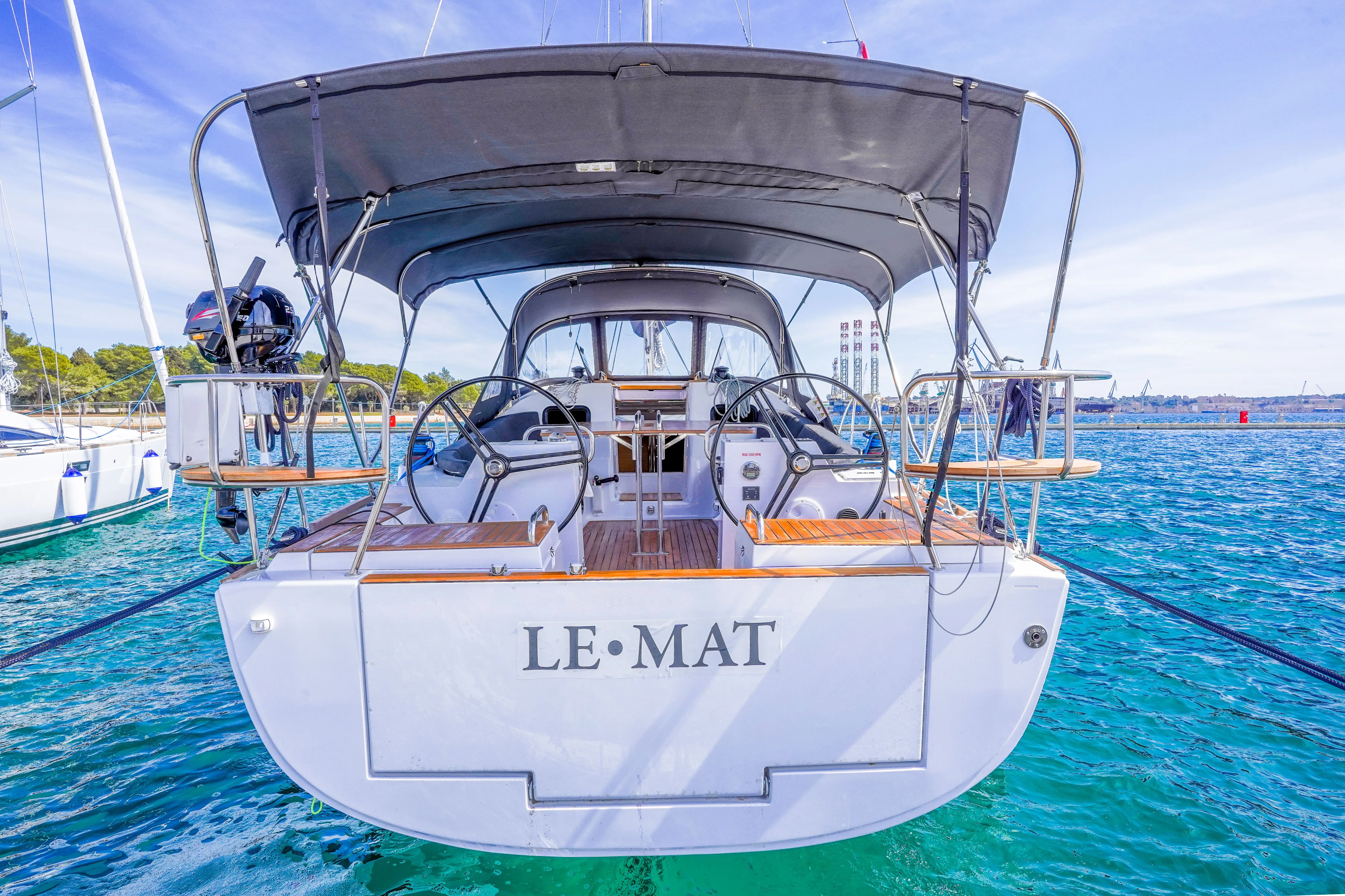 Explore Pula on a 11.83m Rental Elan 40.1 Impression