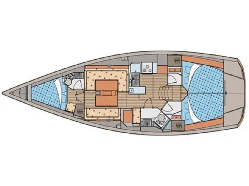 Explore Skradin on a 12.27m Elan 410 Sailing Yacht Rental