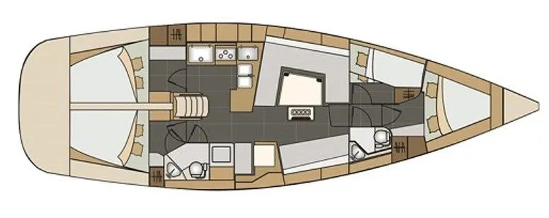 13.85m Mali Losinj Sailing Yacht Elan 45 Hire