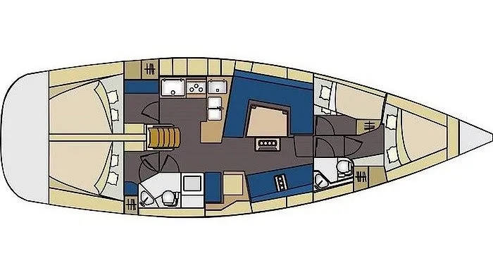 Rent a 13.85m Sailing Yacht in Siófok