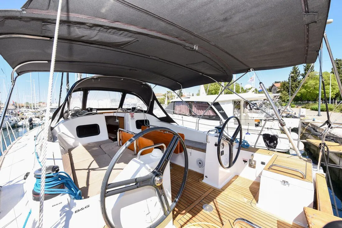 Boot - Explore Novi Vinodolski on a 13.85m Rental Sailing Yacht Elan 45 Impression