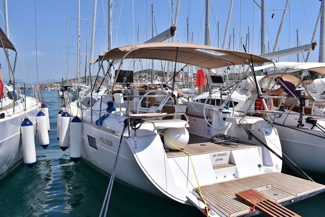 Explore Pula on a 13.85m Elan 45 Impression Sailing Yacht Rental