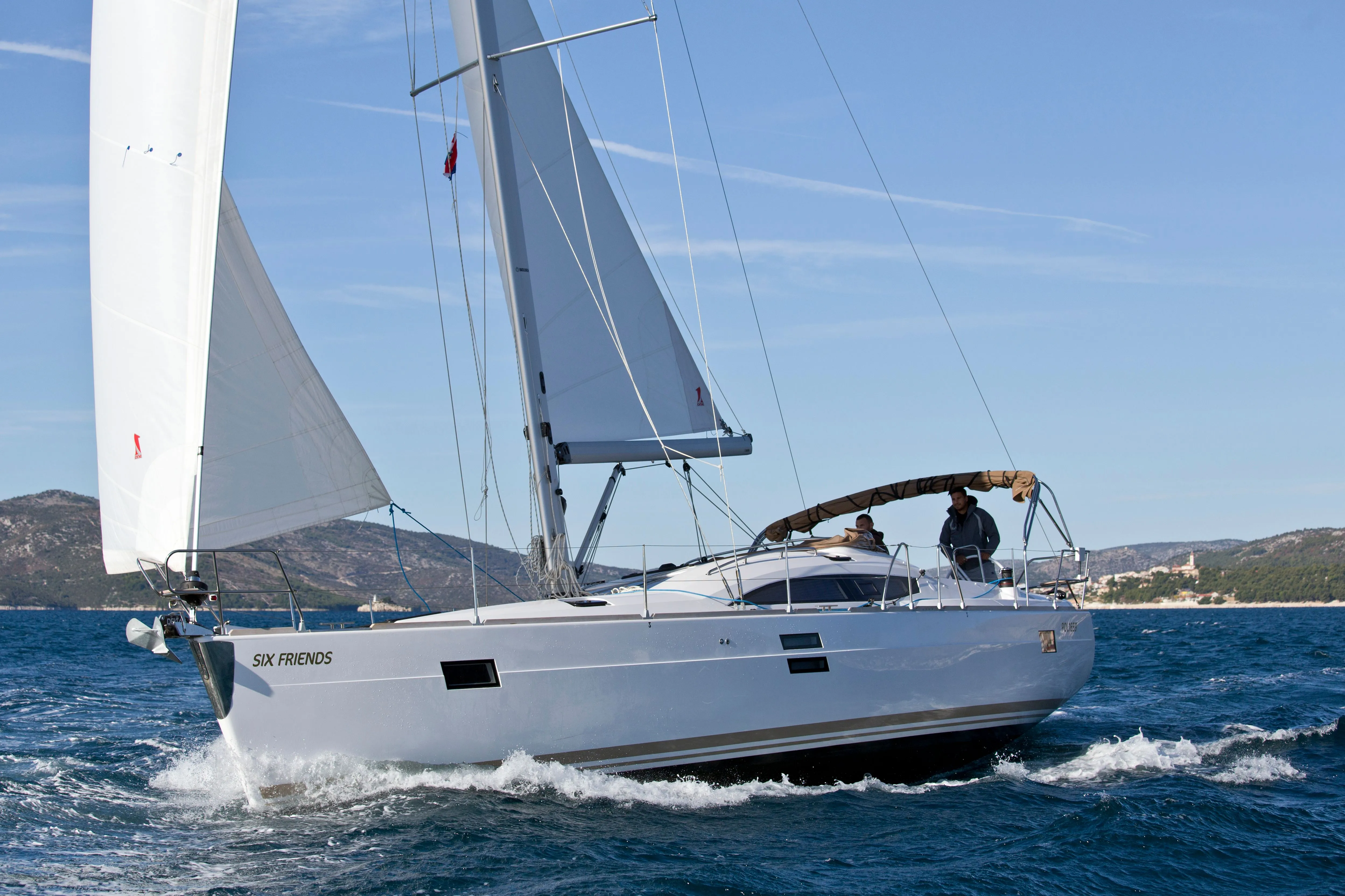 Explore Pula on a 13.85m Elan 45 Impression Sailing Yacht Rental