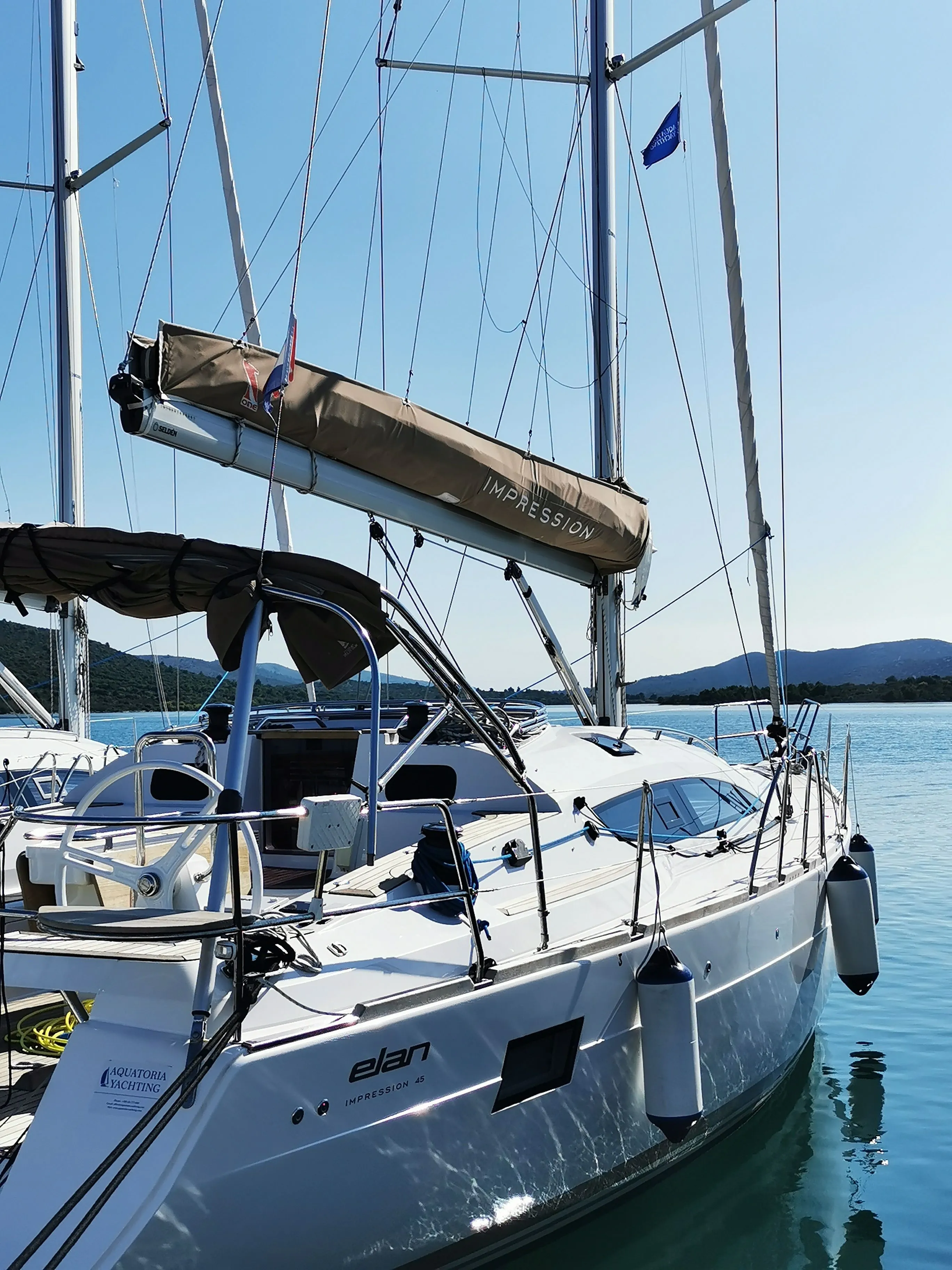 Explore Pirovac on a 13.85m Rental Elan 45