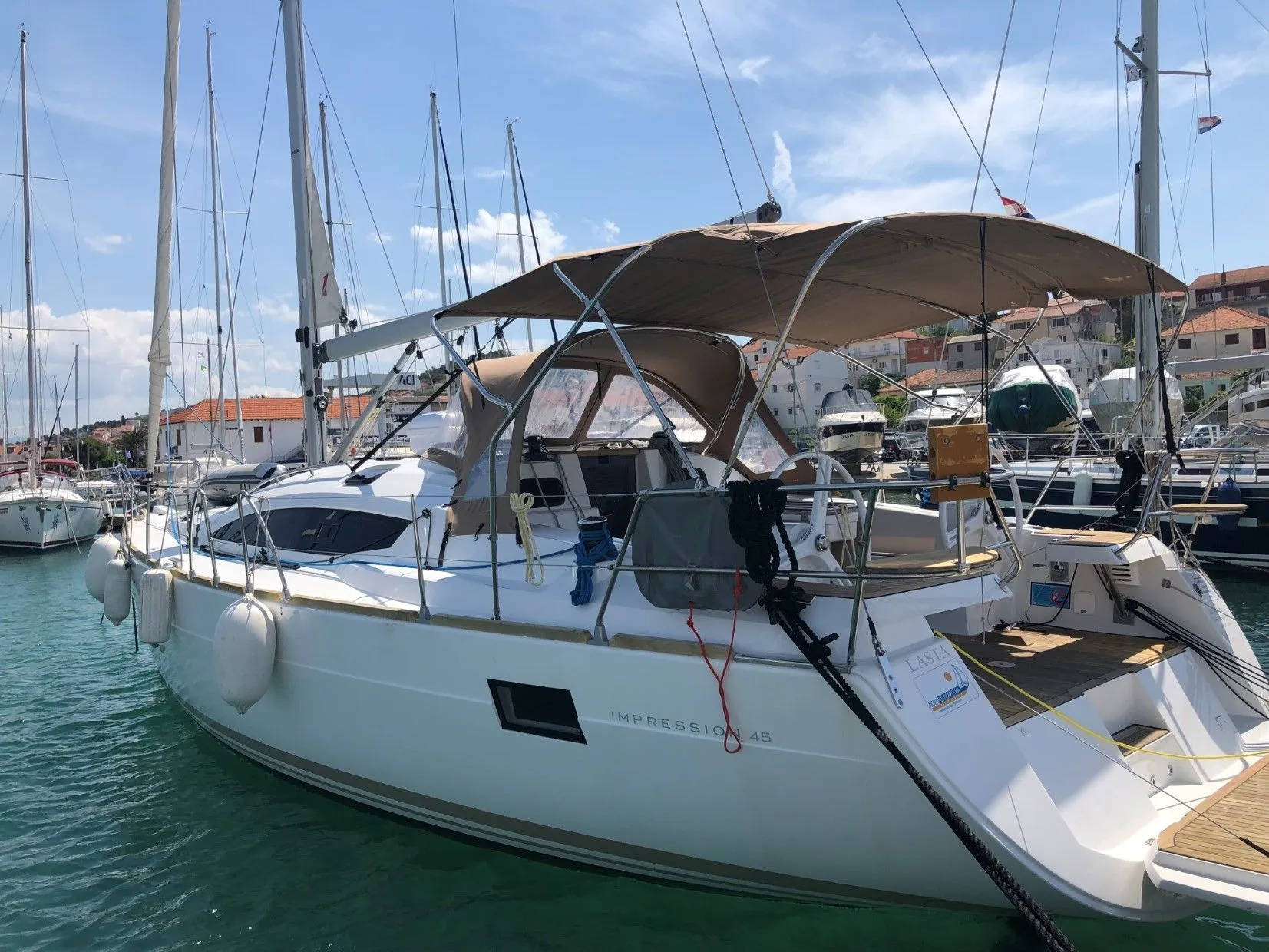 13.85m Trogir Elan 45 Sailing Yacht Hire