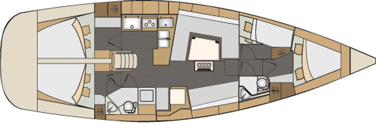 Rent a 13.85m Sailing Yacht Elan 45 in Gdańsk