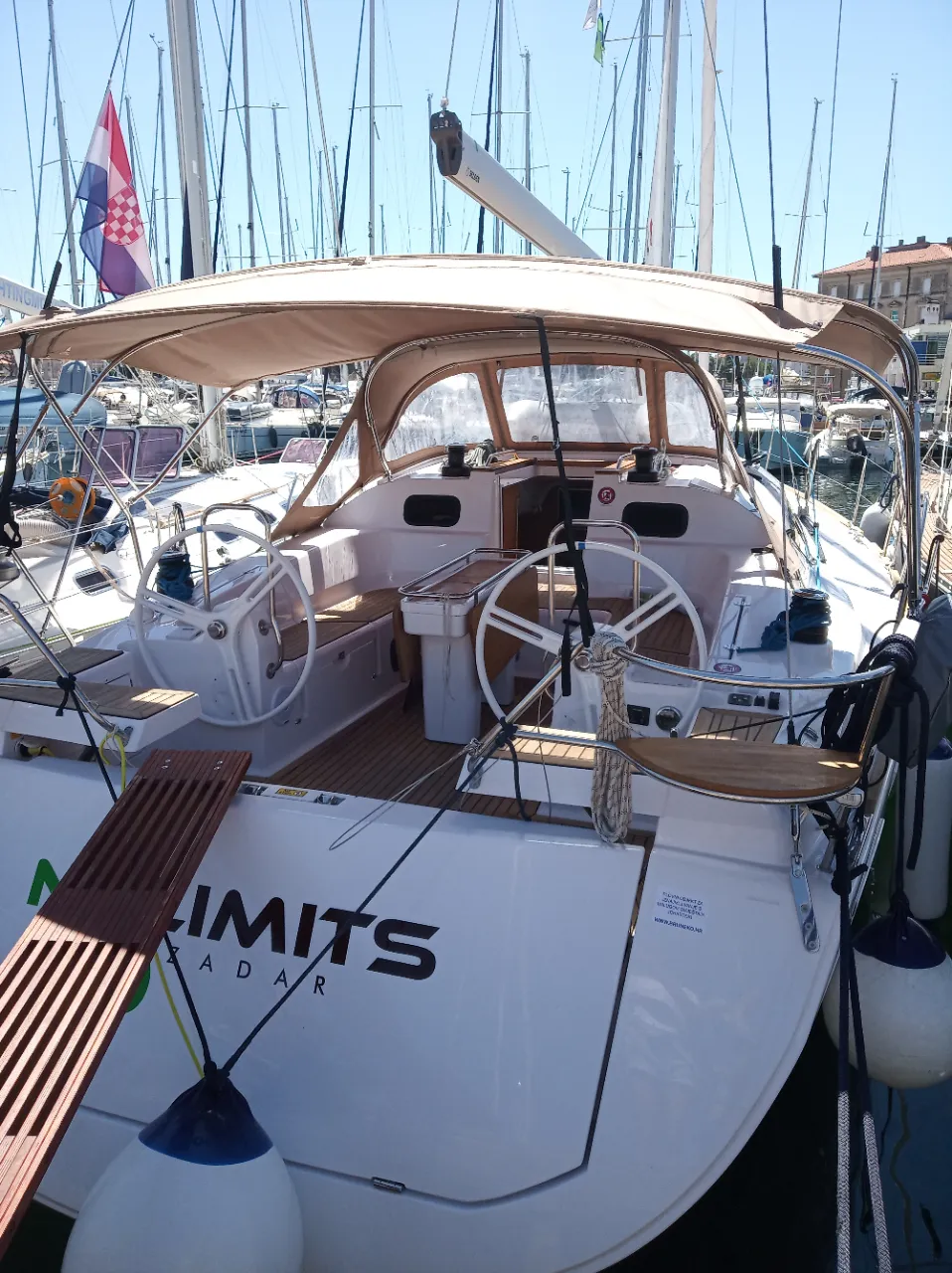 Explore Tribunj on a 13.85m Elan 45 Sailing Yacht Rental