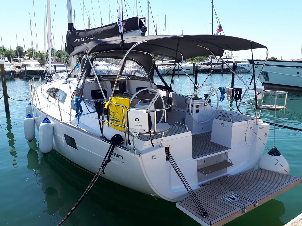 13.85m Izola Elan 45.1 Impression Sailing Yacht Hire