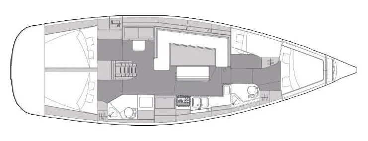 13.85m Izola Elan 45.1 Impression Sailing Yacht Hire