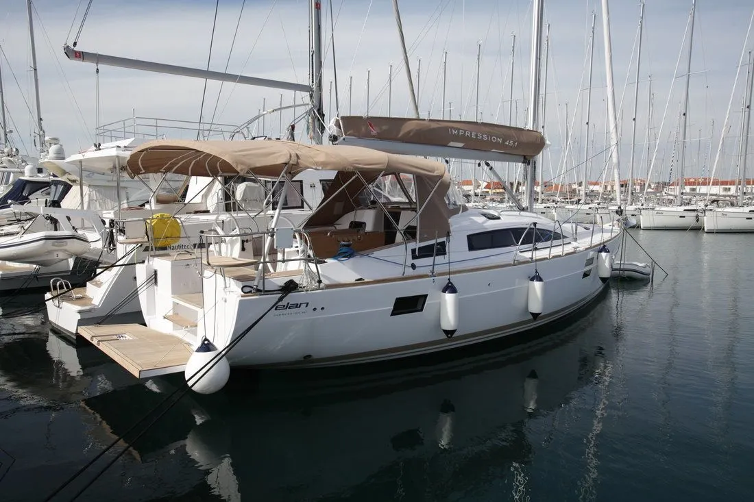 Explore Pirovac on a 13.85m Elan 45.1 Impression Sailing Yacht Rental