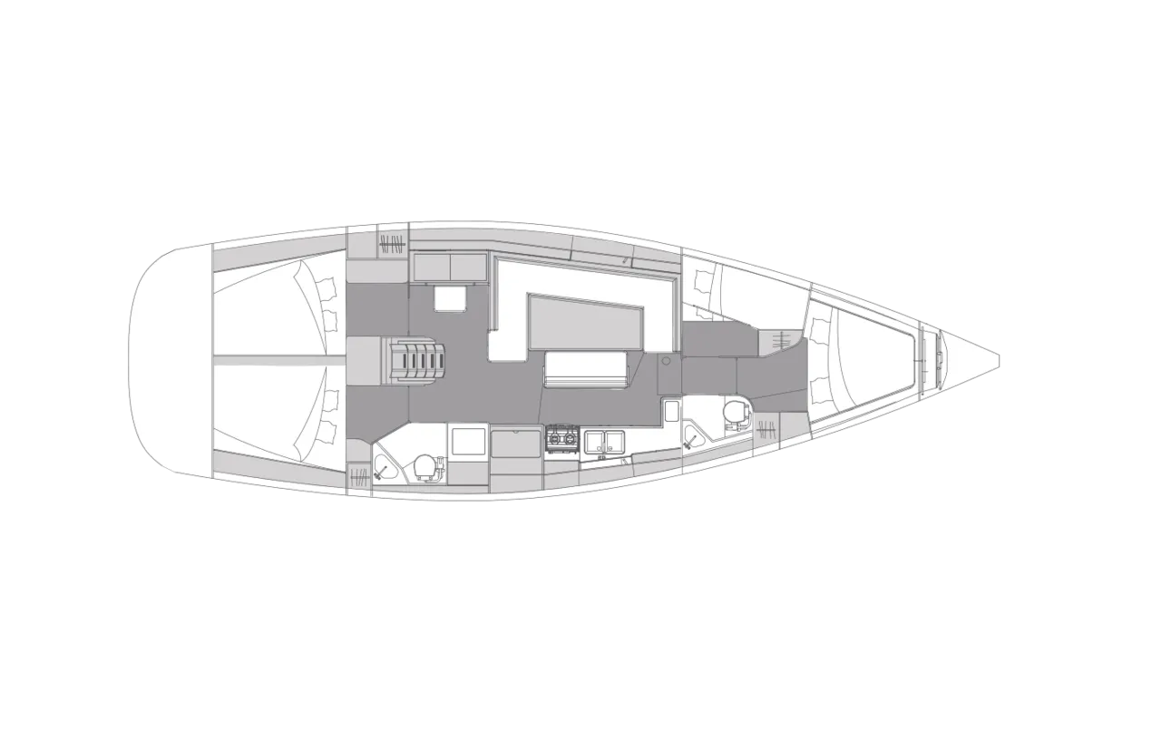 Explore Pirovac on a 13.85m Elan 45.1 Impression Sailing Yacht Rental