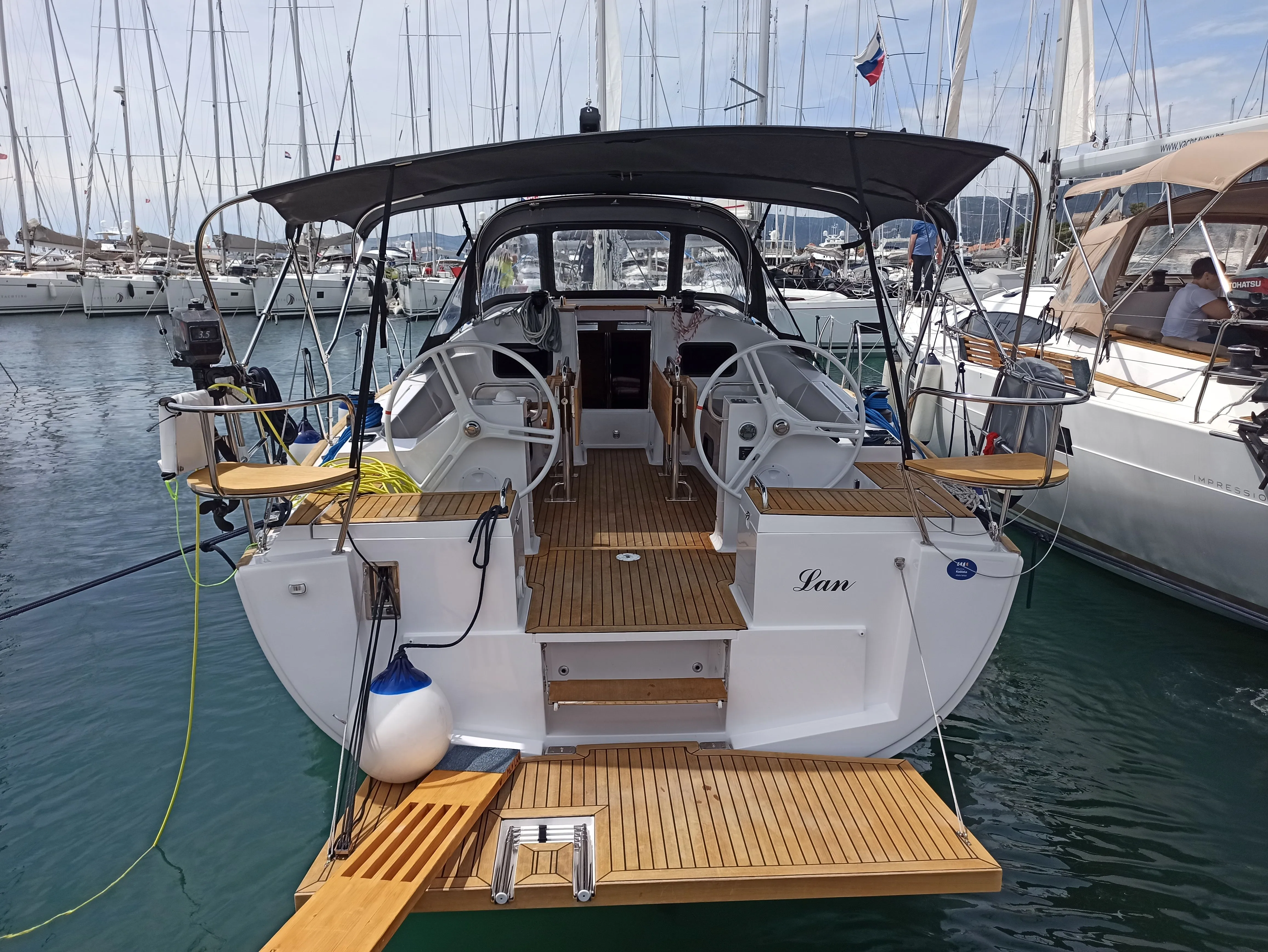 Explore Kastela on a 13.85m 4 Cabin Sailing Yacht Rental