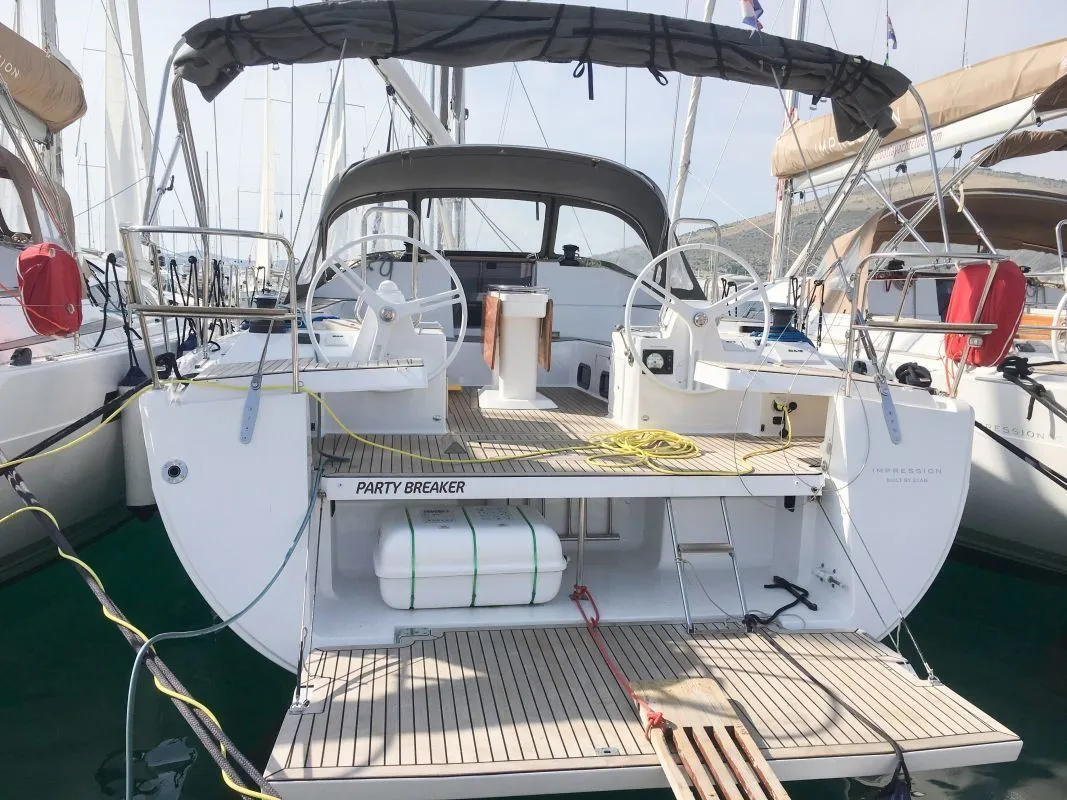 Boot - Rent a 15.2m Sailing Yacht Elan 50 Impression in Kastela