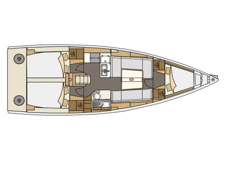 Charter a 10.6m Sailing Yacht in Zadar