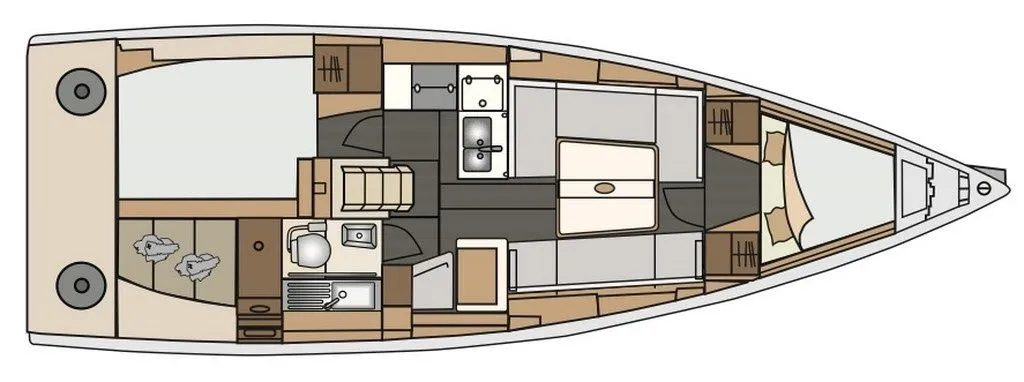 Explore Zadar on a 10.6m 2 Cabin Sailing Yacht Rental