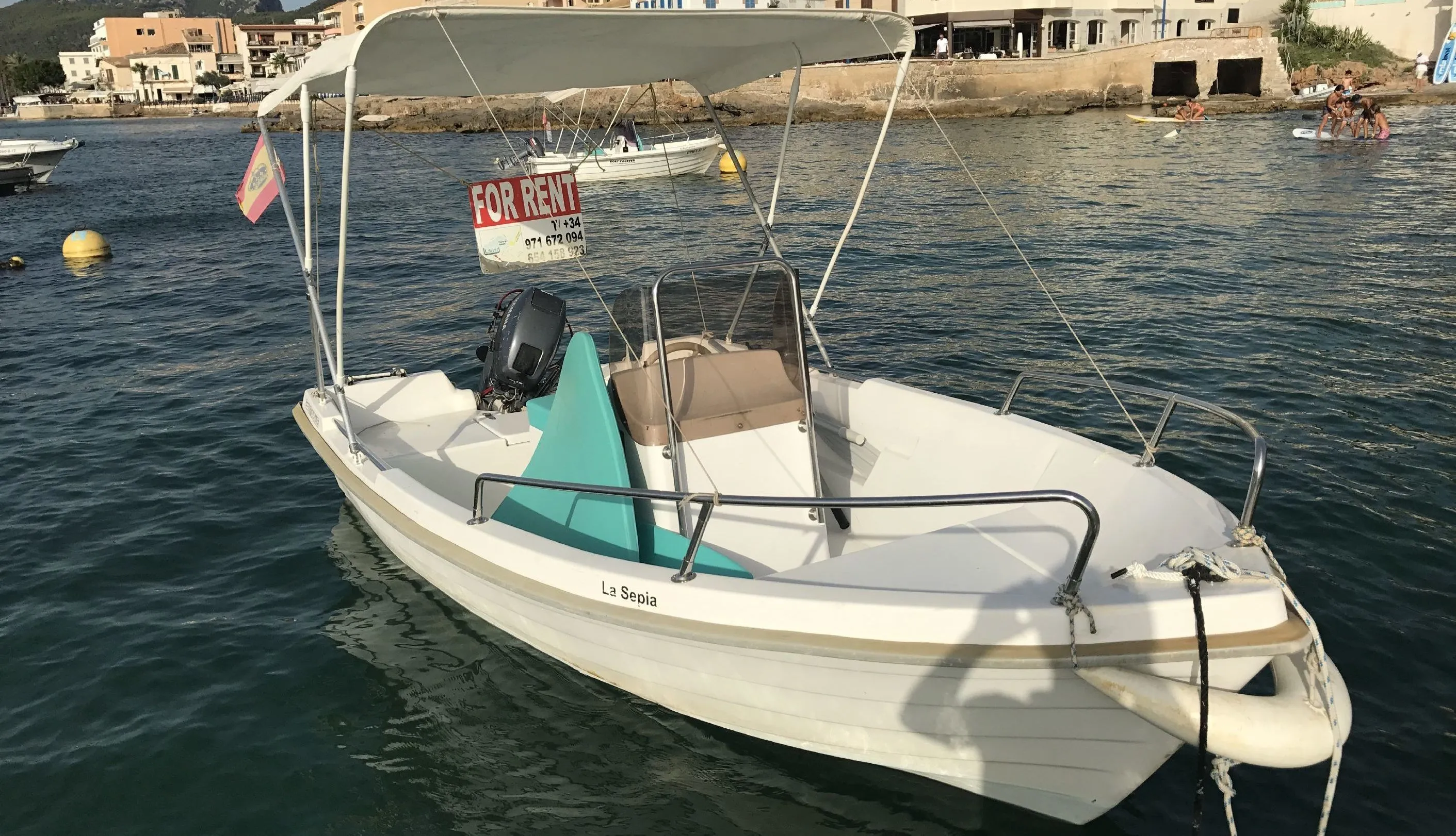 Explore Port d'Andratx on a 4.15m Rental Estable 415