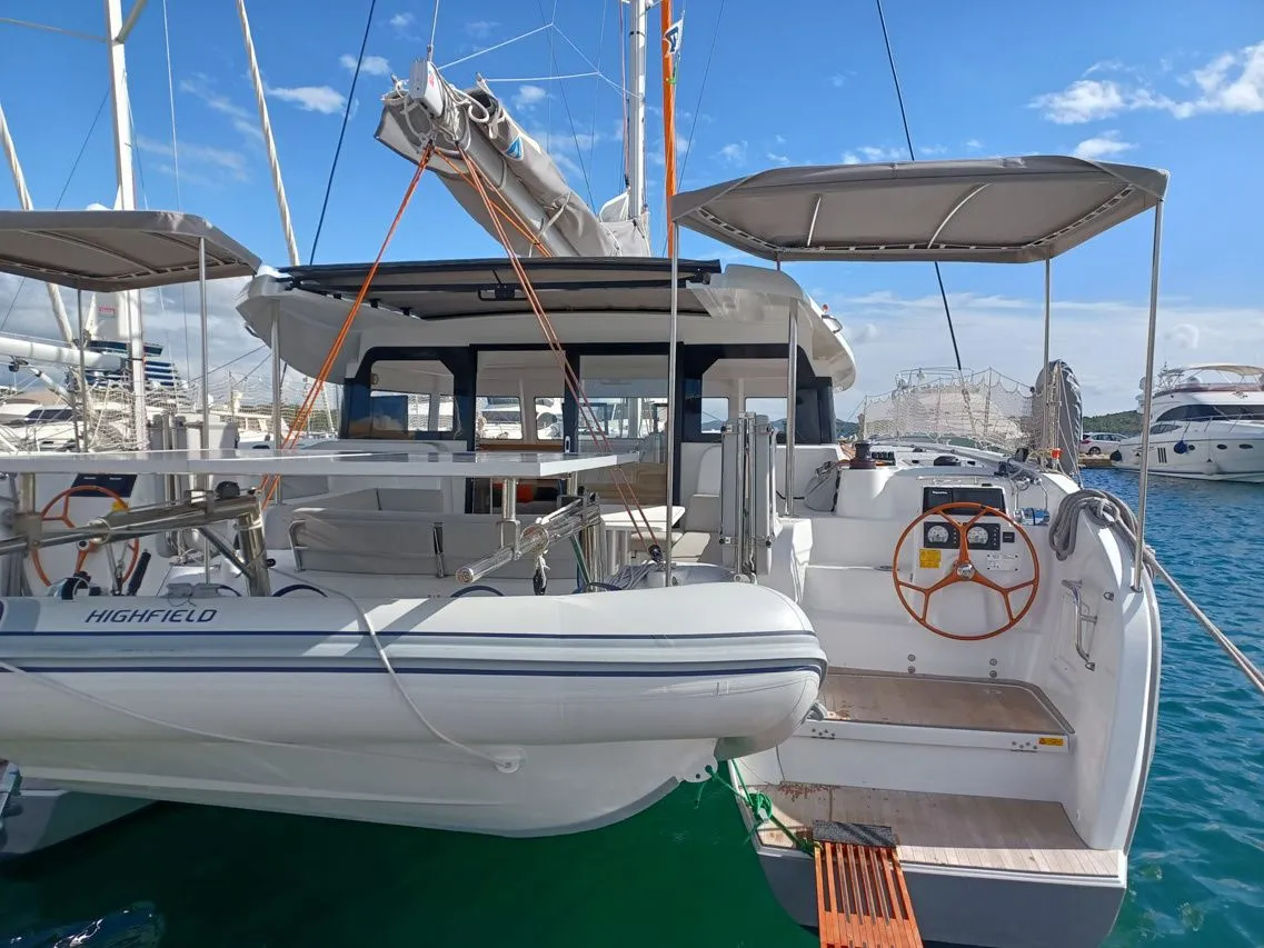 Explore Vodice on a 11.39m Rental Catamaran Excess 11