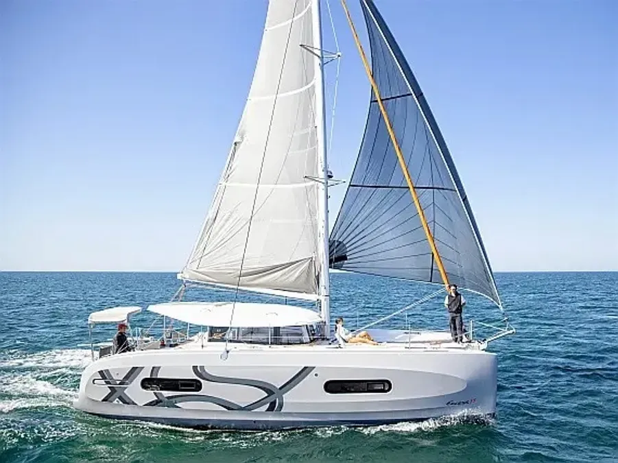 Explore Port d'Andratx on a 11.3m Excess 11 Catamaran Rental