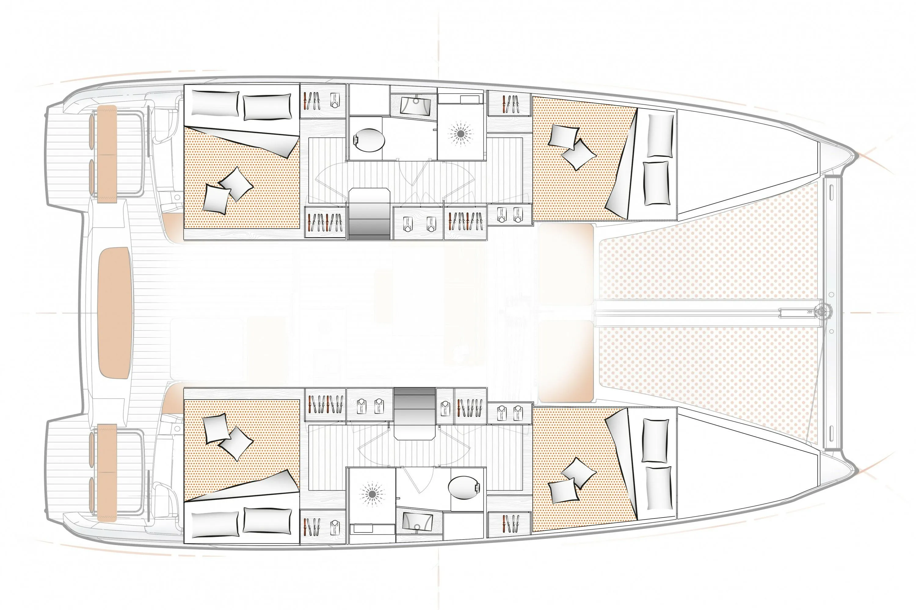 Charter a 11.42m Catamaran Excess 11 in Porto Vecchio