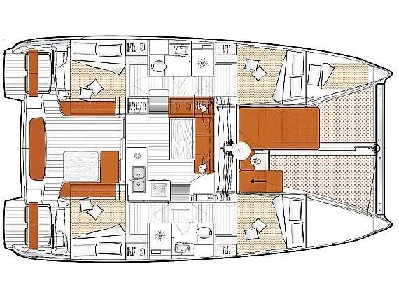 Charter a 11.33m Catamaran in San Miguel de Abona