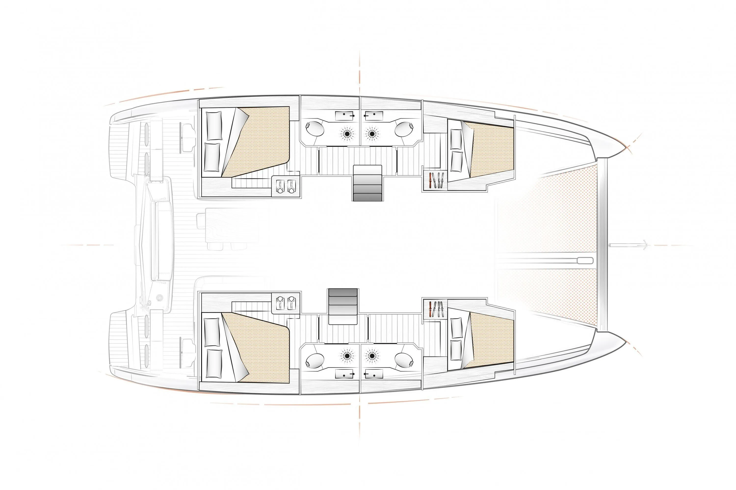 11.74m Acantilados de Los Gigantes Excess 12 Catamaran Hire