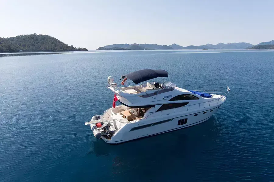 Explore Kemer on a 15m Rental Fairline Phantom 48