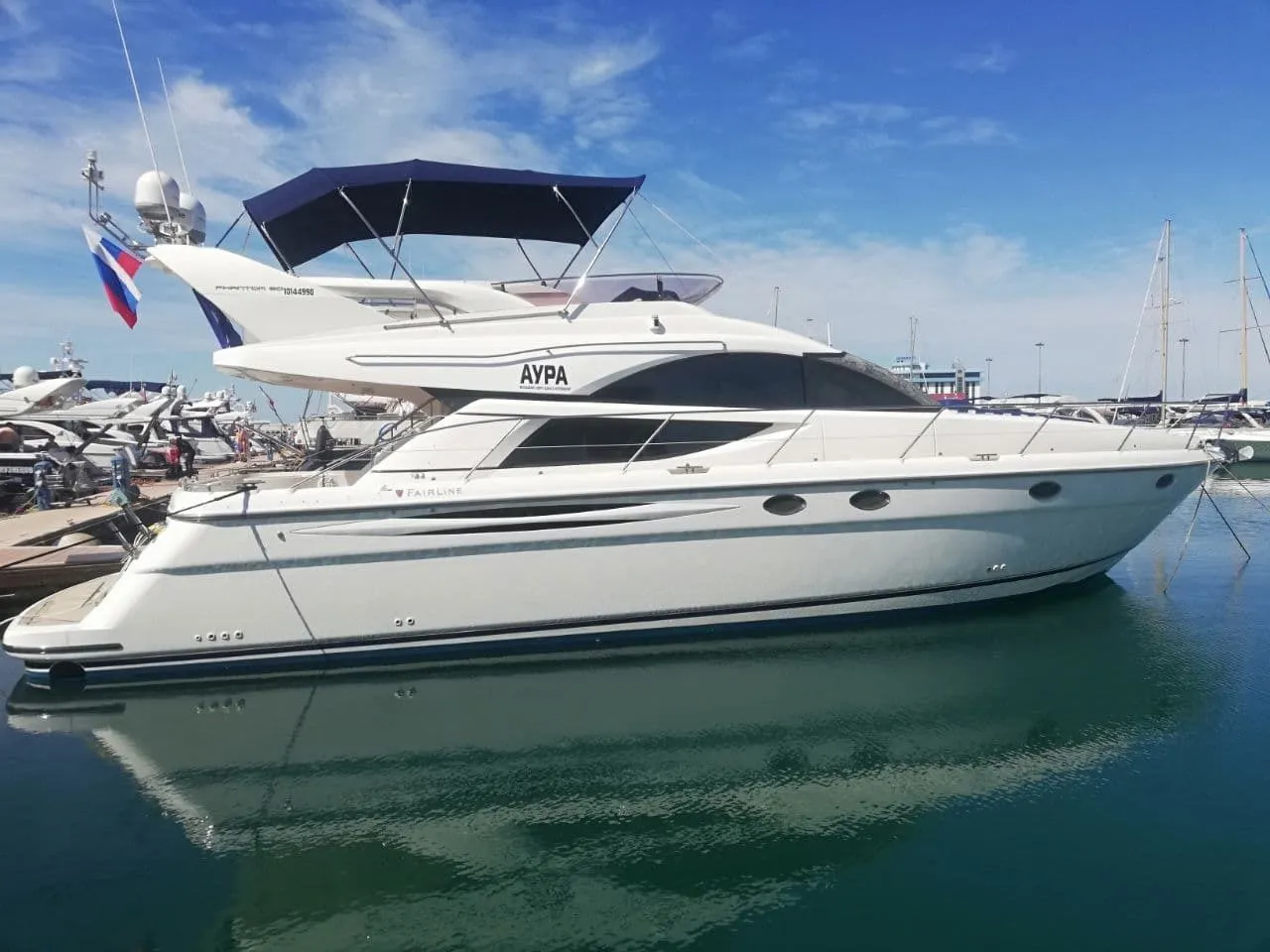 Charter a 16m Motor Yacht Fairline Phantom 50 in Sochi