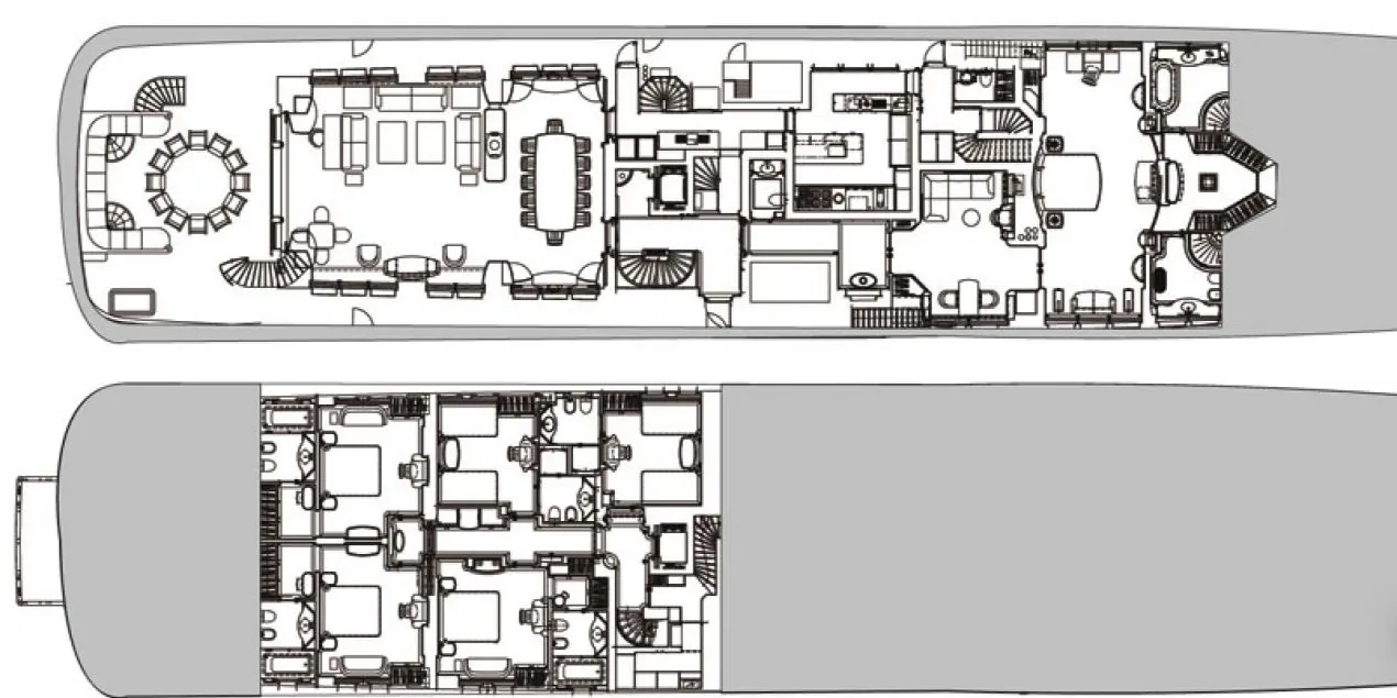 Charter a 65.2m 6 Cabin Motor Yacht in Downtown Nassau