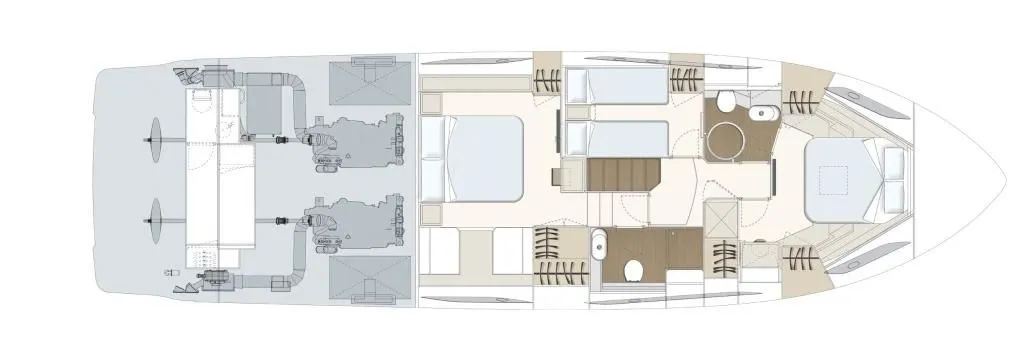 15.4m Porto Frade Ferretti 52 Hire