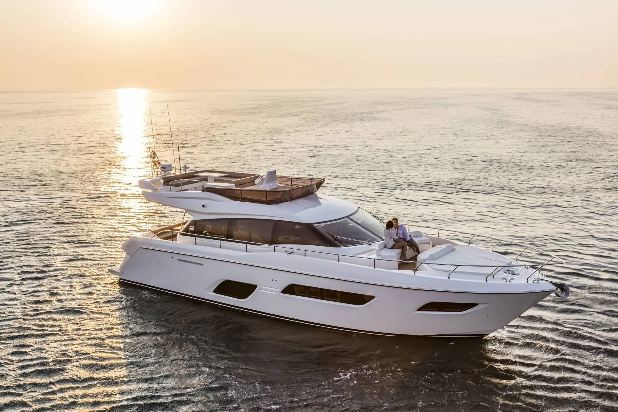 17.4m Tribunj Motor Yacht Ferretti 550 Hire
